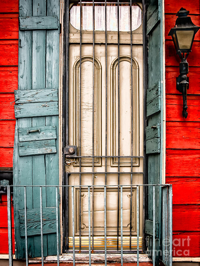 Doorway NOLA- Marigny Photograph by Kathleen K Parker