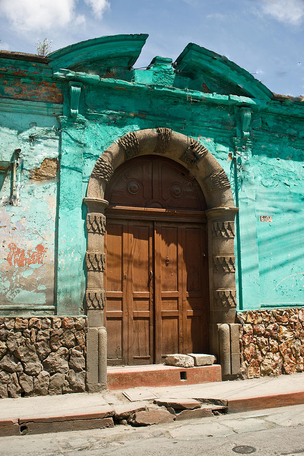 Doorway Quezaltenango Guatemala 1 Photograph by Douglas Barnett
