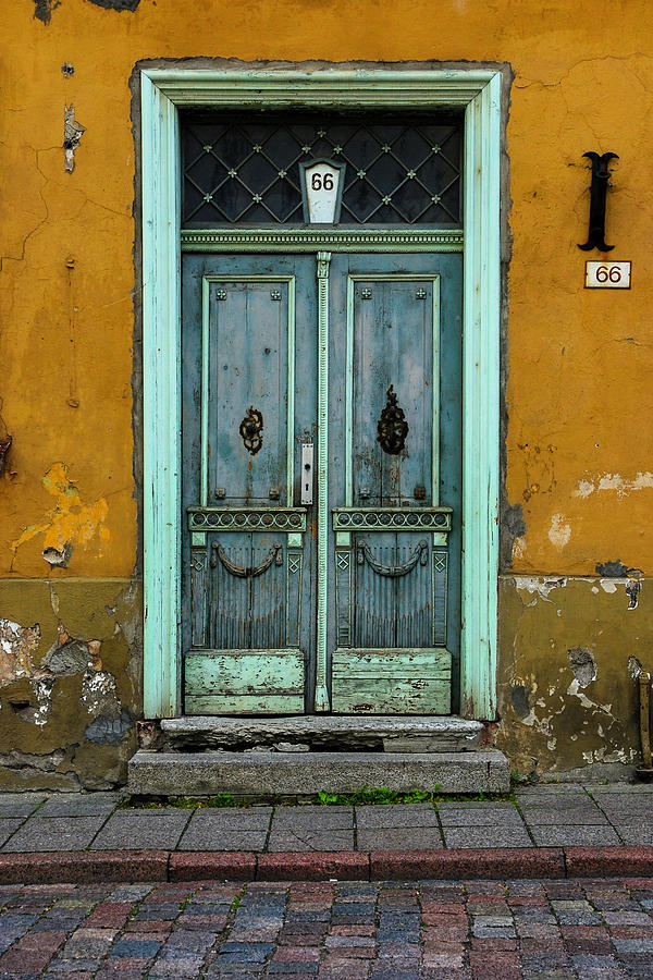 Doorway Tallinn Estonia Photograph by Steve Snyder