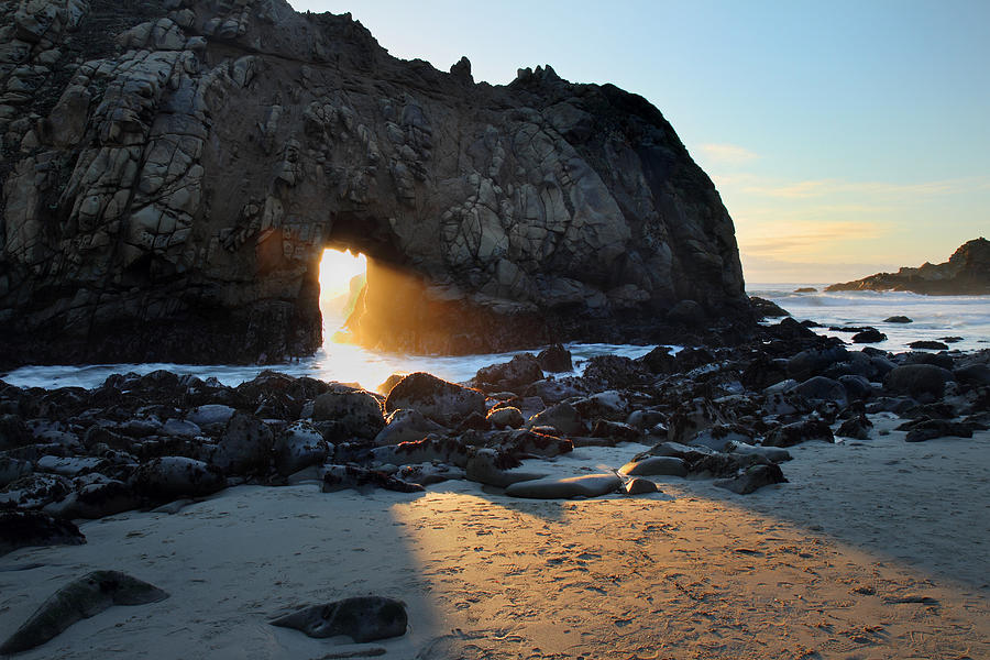 Doorway to heaven in Big Sur Photograph by Pierre Leclerc Photography