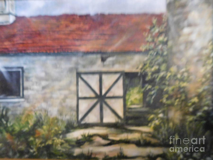 Doorway to the Past Painting by Joan Clear