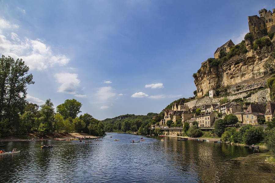 Dordogne River at Beynac Photograph by Georgia Clare