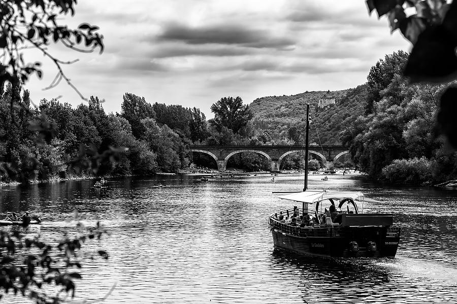 Dordogne River Views in Mono Photograph by Georgia Clare