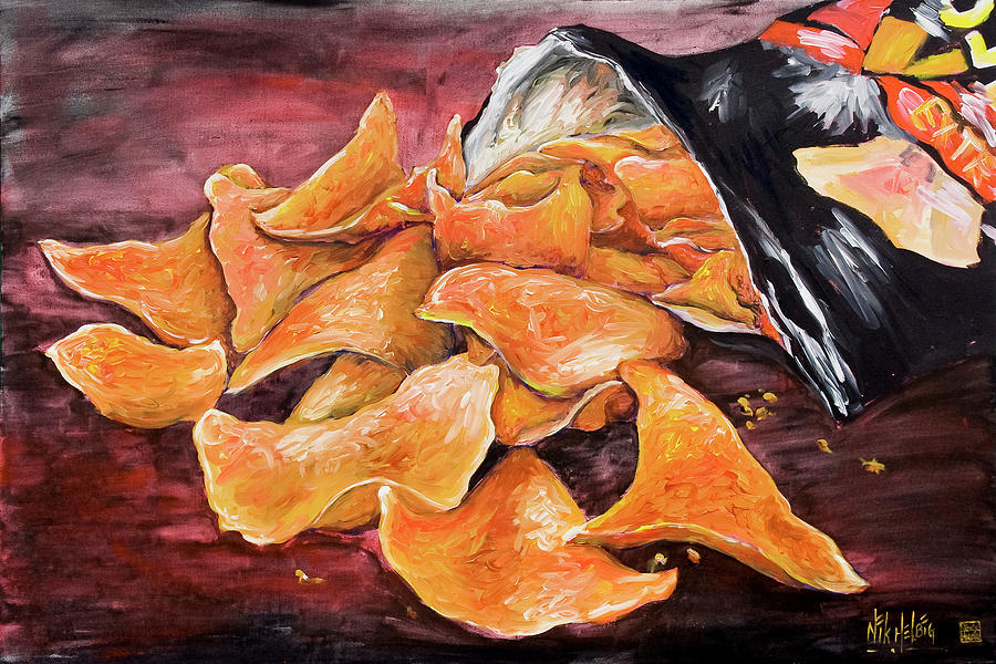 Doritos Painting by Nik Helbig