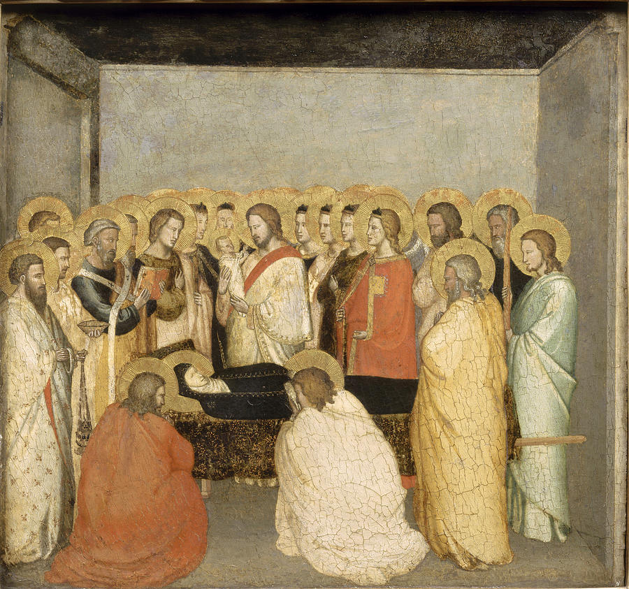 Dormition of the Virgin Painting by Maso di Banco