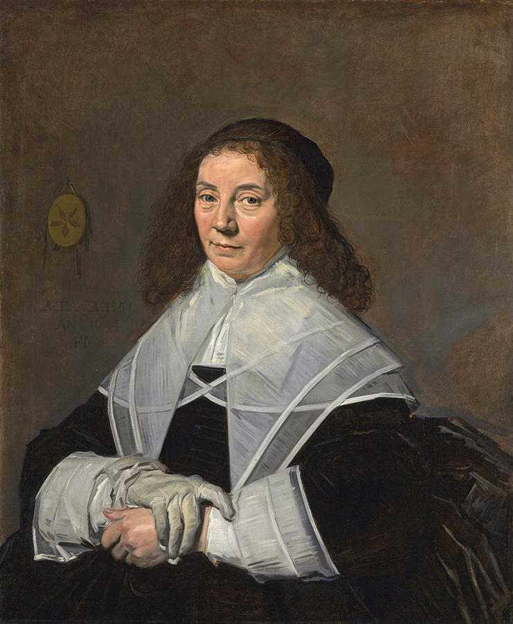 Dorothea Berck wife of Joseph Coymans Painting by Frans Hals