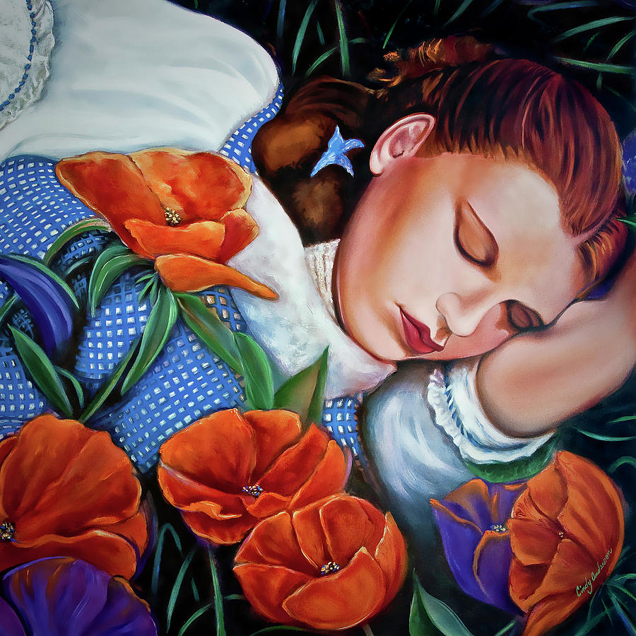 Dorothys Sleep Painting by Cindy Anderson