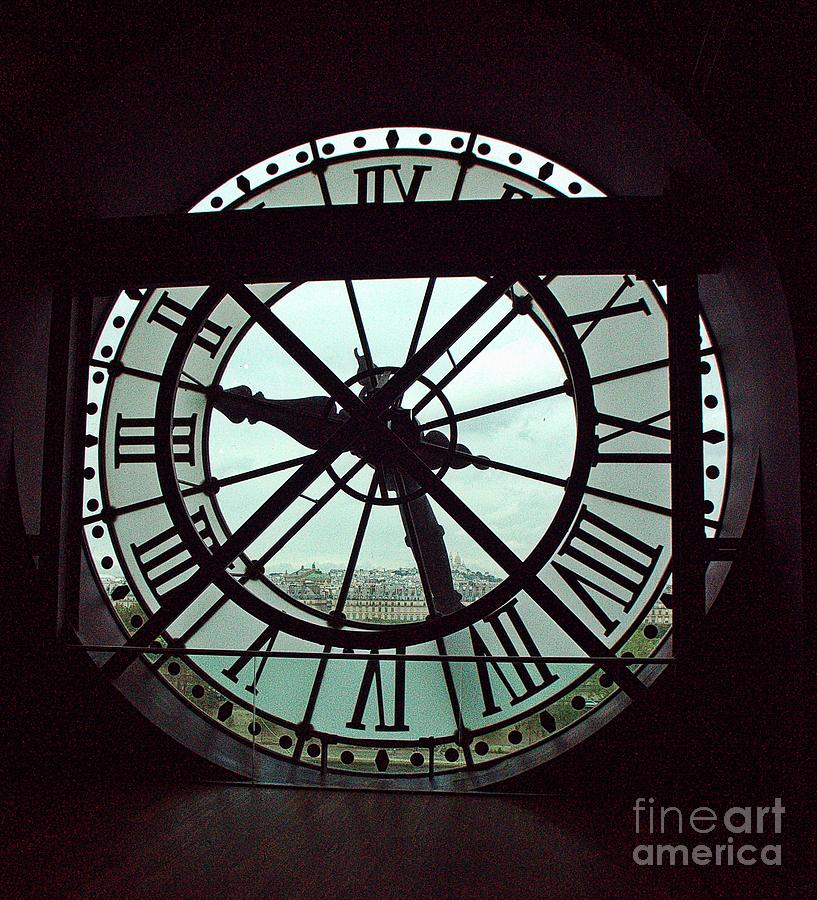 dOrsay Clock  Photograph by Lilliana Mendez