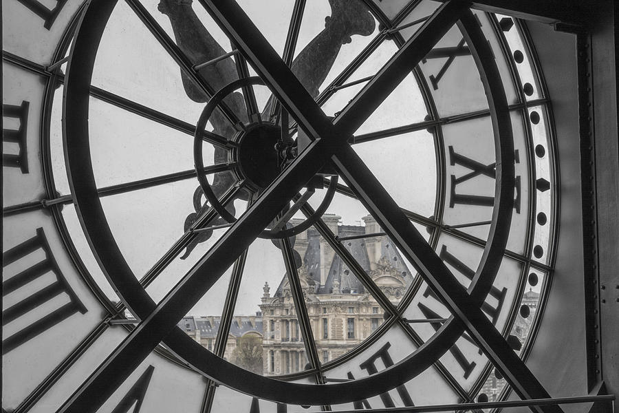 Paris Photograph - DOrsay Clock Paris by Joan Carroll