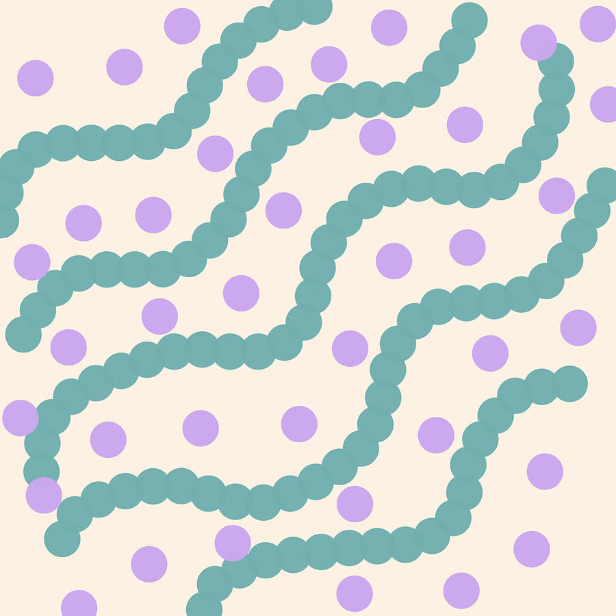 Dot chains Digital Art by Hadley Fine Art America