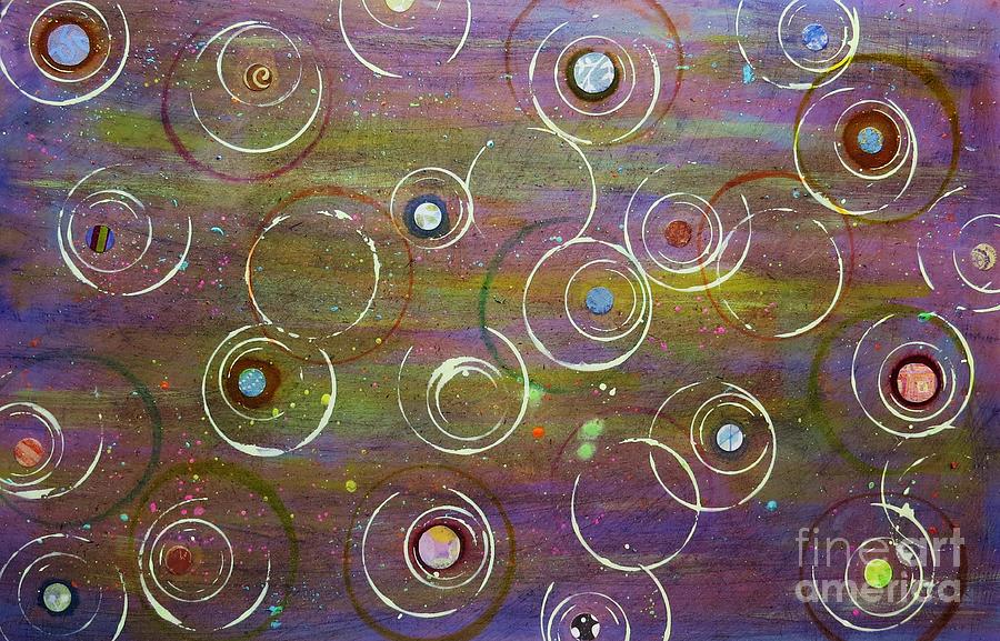 Dots and Bubbles Painting by Desiree Paquette
