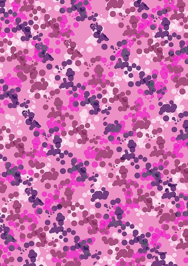Dotted Camo Digital Art by Louisa Knight