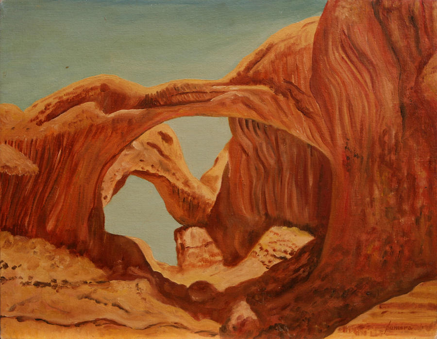 Doubl Arch Painting by Rosencruz  Sumera