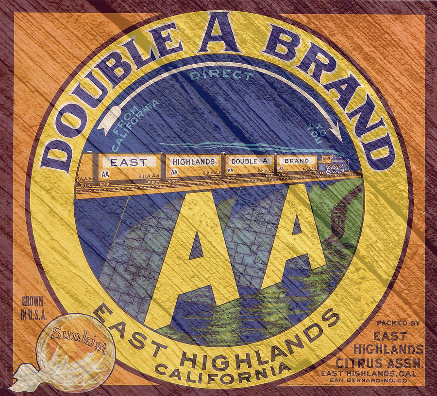 Double A Orange Label Photograph by Bill Dutting
