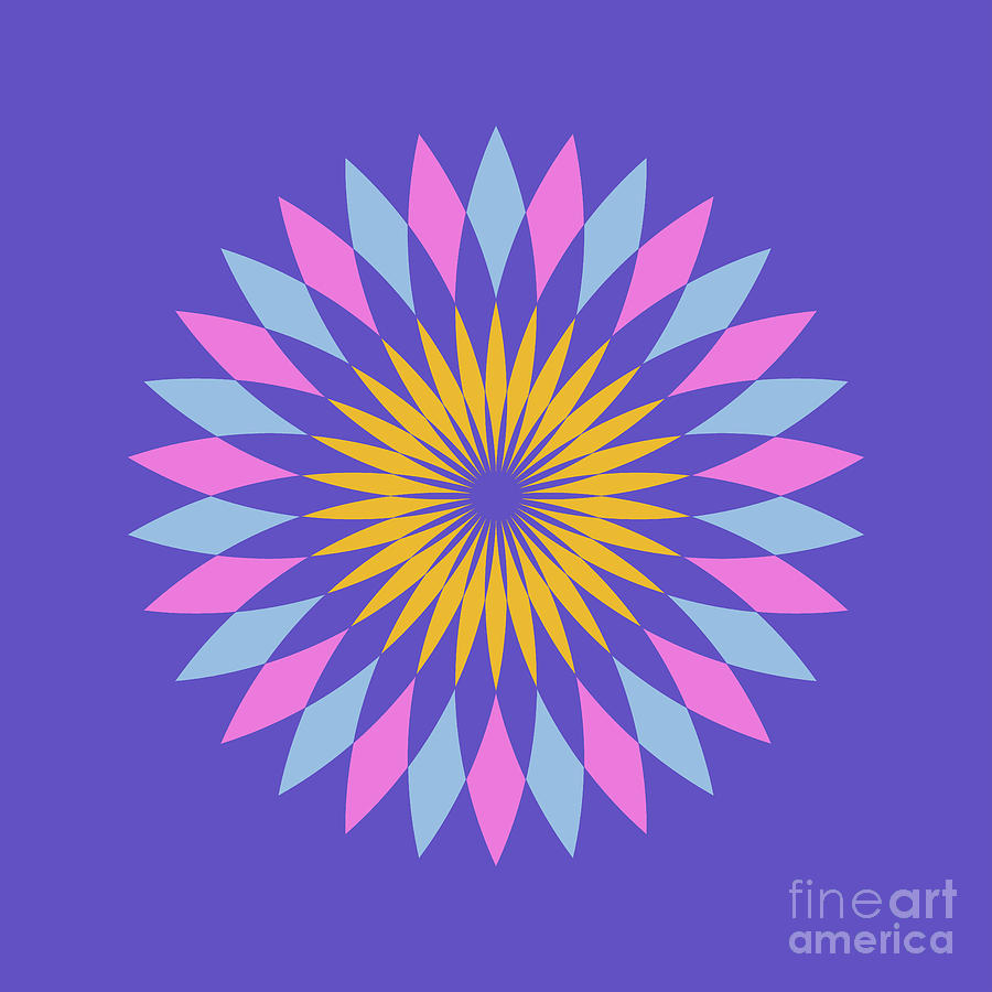 Blue Abstract Digital Art - Double Abstract Purple Square by Drawspots Illustrations Blue Abstract Digital Art - Double Abstract Purple Square by Drawspots Illustrations