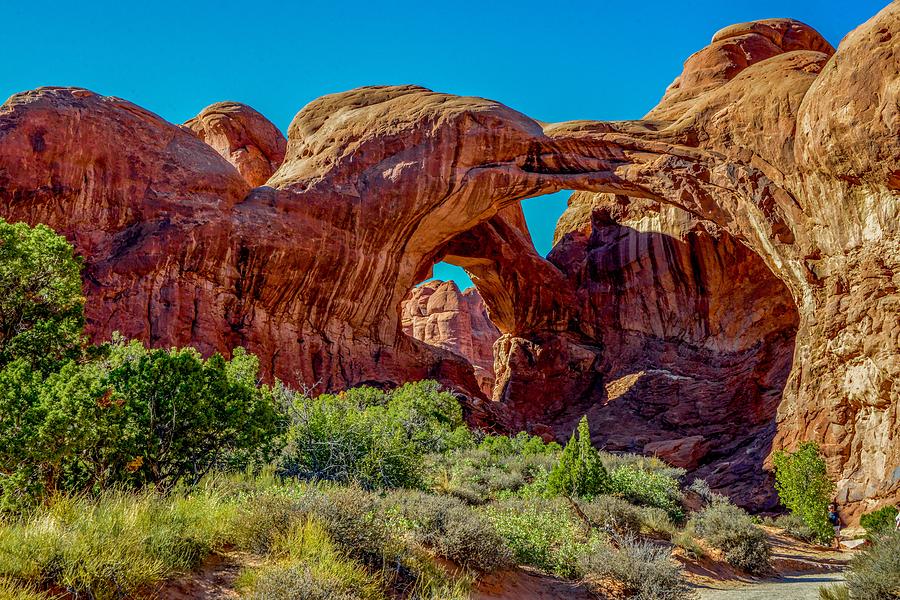 Double Arch, Arches National Park Photograph by Marilyn Burton