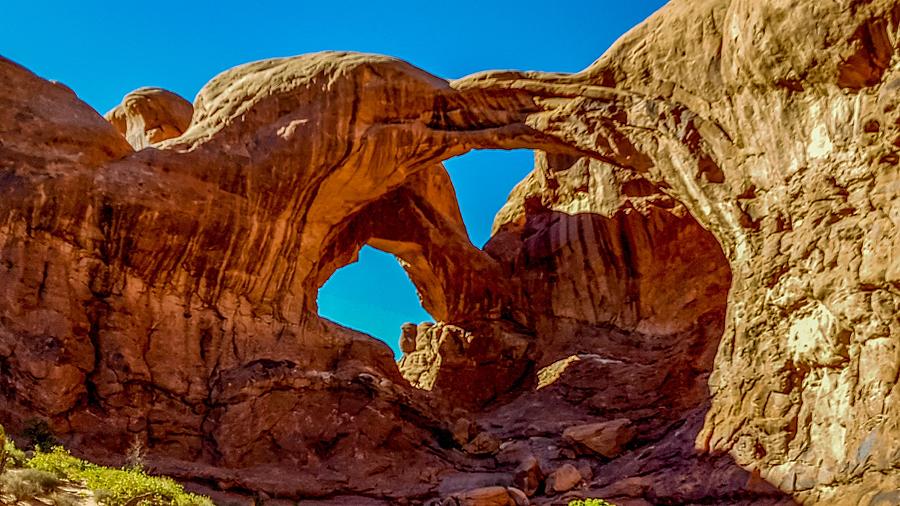 Double Arch, Arches National Park, Utah Photograph by Marilyn Burton