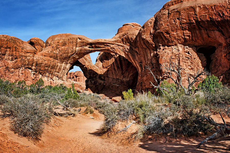 Double Arch - Arches National Park - Utah Photograph by Nikolyn McDonald