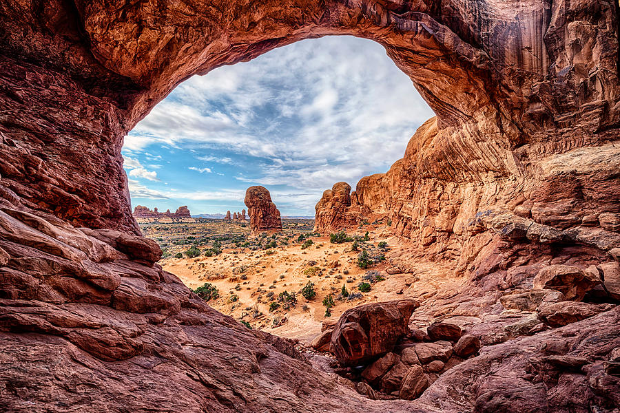 Double Arch Photograph by Bo Nielsen