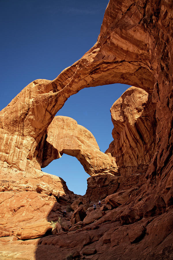 Double Arch in Arches Park Utah 2 Photograph by Steven Upton