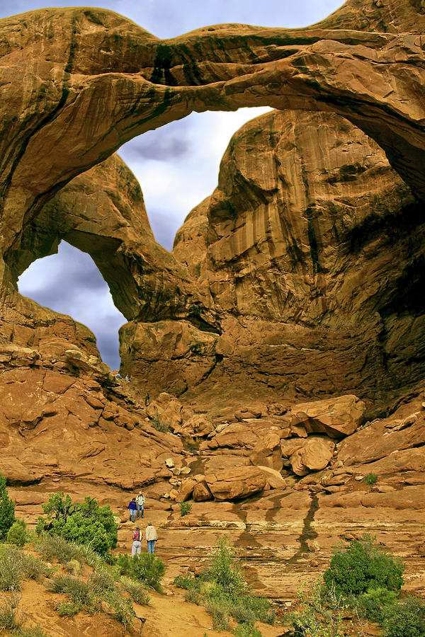 Double Arch Photograph by Sally Weigand
