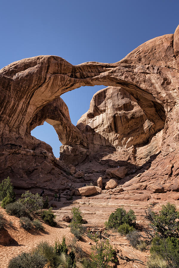 Double Arch - Vertical Photograph by Belinda Greb