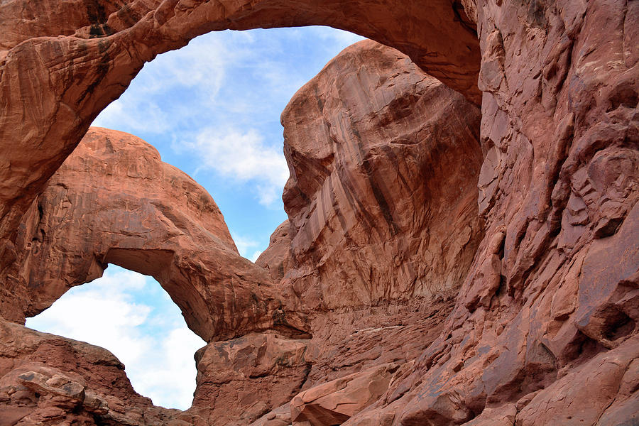 Double Arch With Curves Photograph by Bruce Gourley