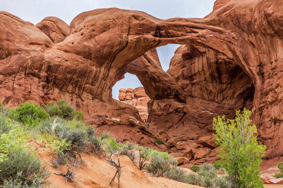 Double Arches, Arches National Park by Janice Bennett Double Arches, Arches National Park by Janice Bennett
