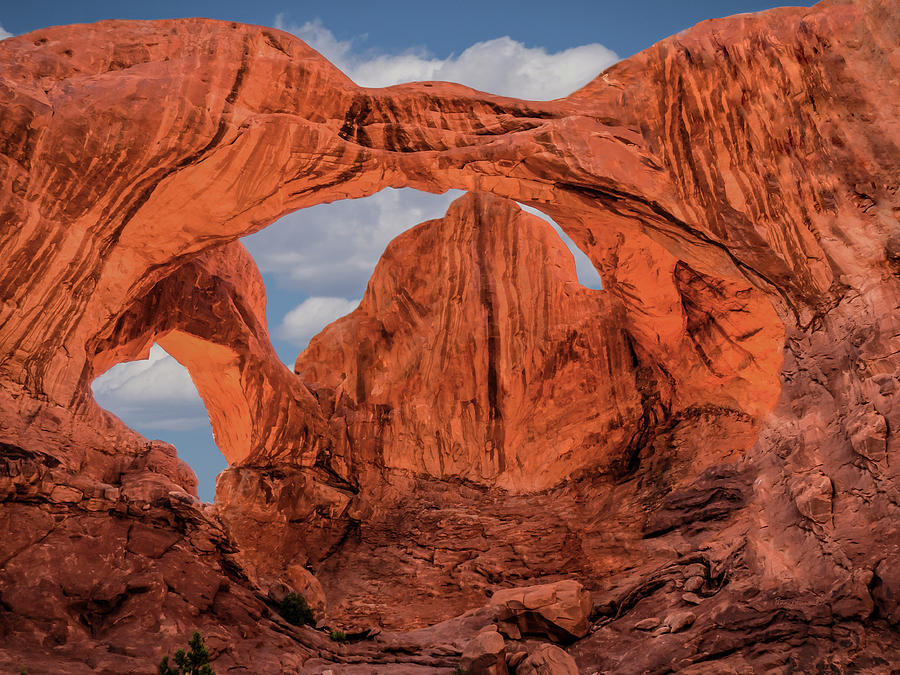 Double Arches At Arches National Park Photograph