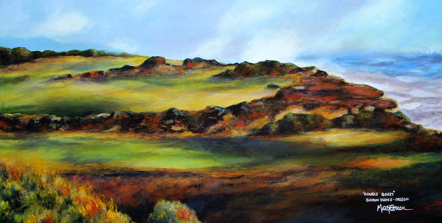 Double Bogey Painting by Marti Green