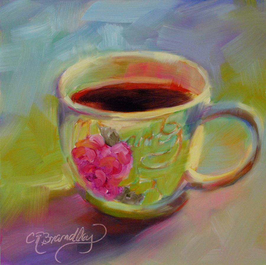 Double Espresso, Please Painting by Chris Brandley