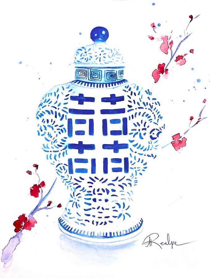 Double Happiness Jar by Andrea Realpe Double Happiness Jar by Andrea Realpe