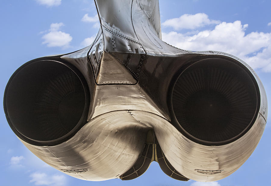 B-52 Double Military Jet Engine Photograph by Phil Cardamone