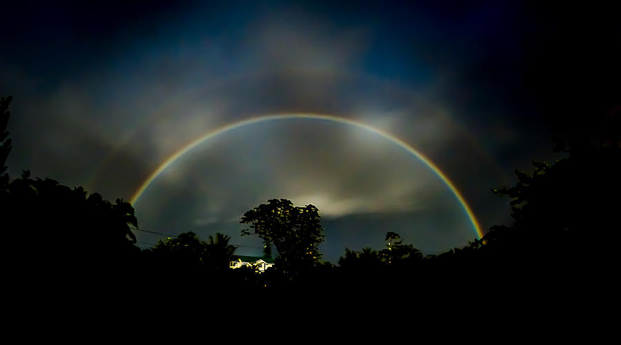 Double Moonbow Photograph by Craig Watanabe