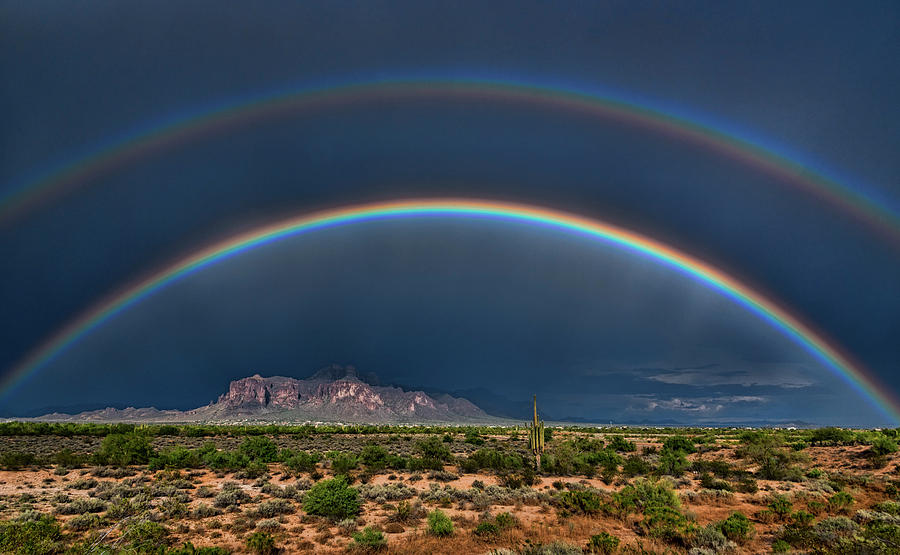 Double Rainbow  Photograph by Saija Lehtonen