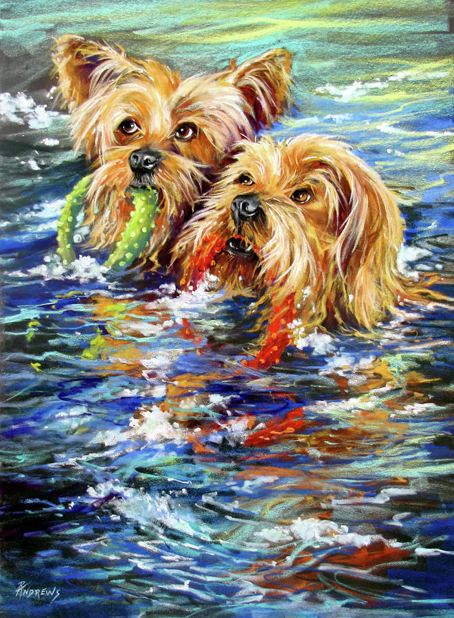 Double The Trouble Painting by Rae Andrews