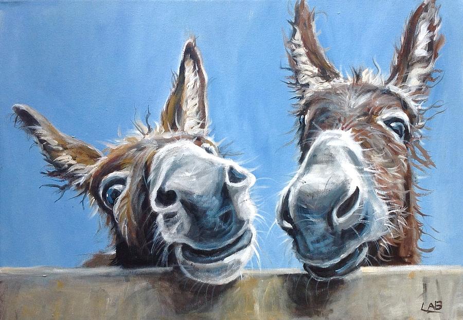 Double Trouble Painting By Louise Brown