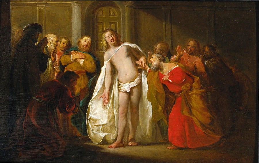 Doubting Thomas Painting by Nikolaus Knuepfer