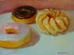 Doughnuts Painting - Doughnuts by Nancy Blum