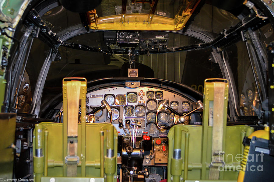 Douglas B-25 Cockpit Photograph by Tommy Anderson