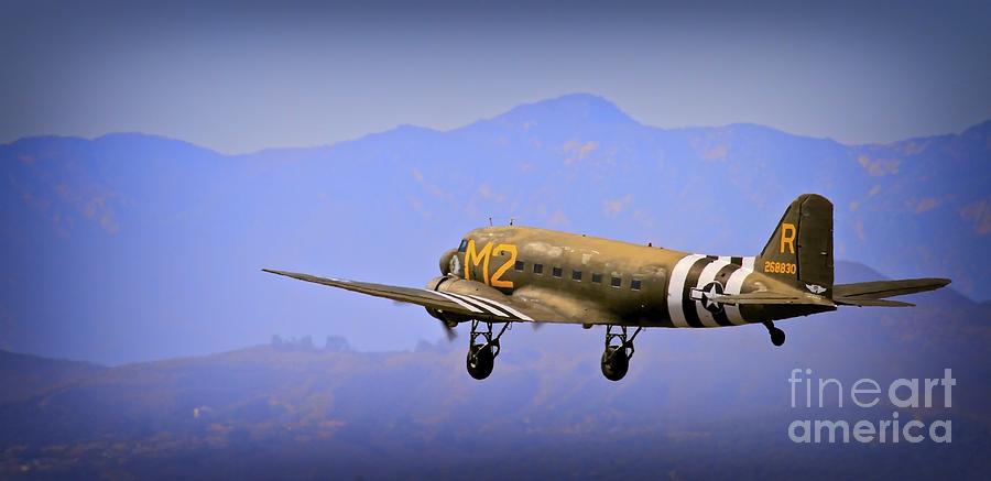 Douglas C-47 Invasion Blues Photograph by Gus McCrea