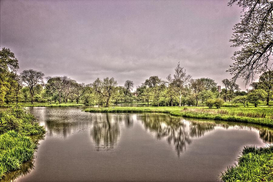 Douglas Park Lagoon Photograph by Fred Hahn Fine Art America