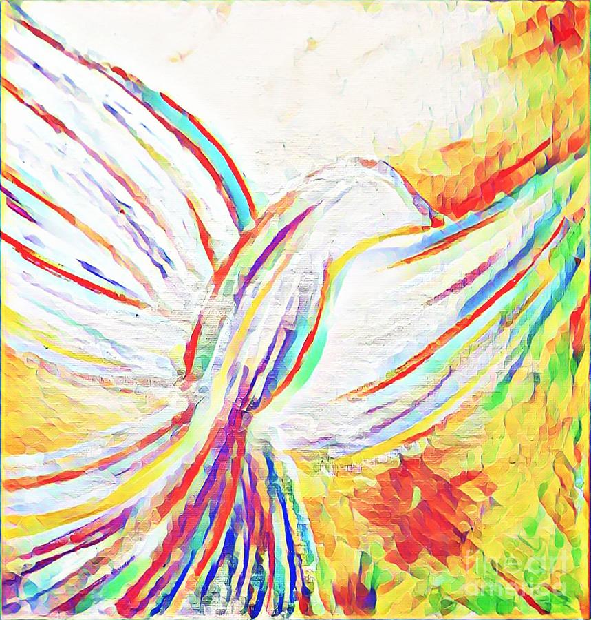 Holy Spirit Mixed Media by Jessica Eli | Fine Art America