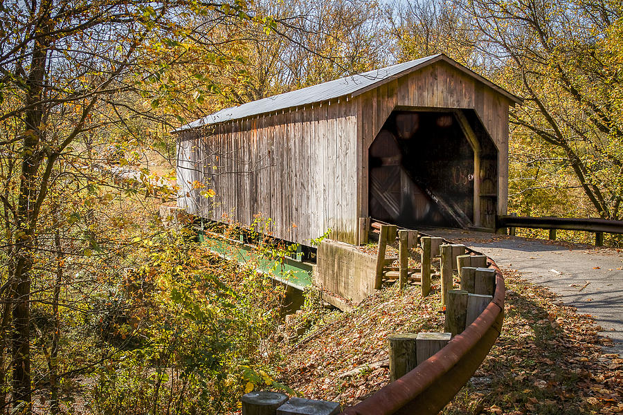 Dover Covered Bridge Photograph by Jack R Perry