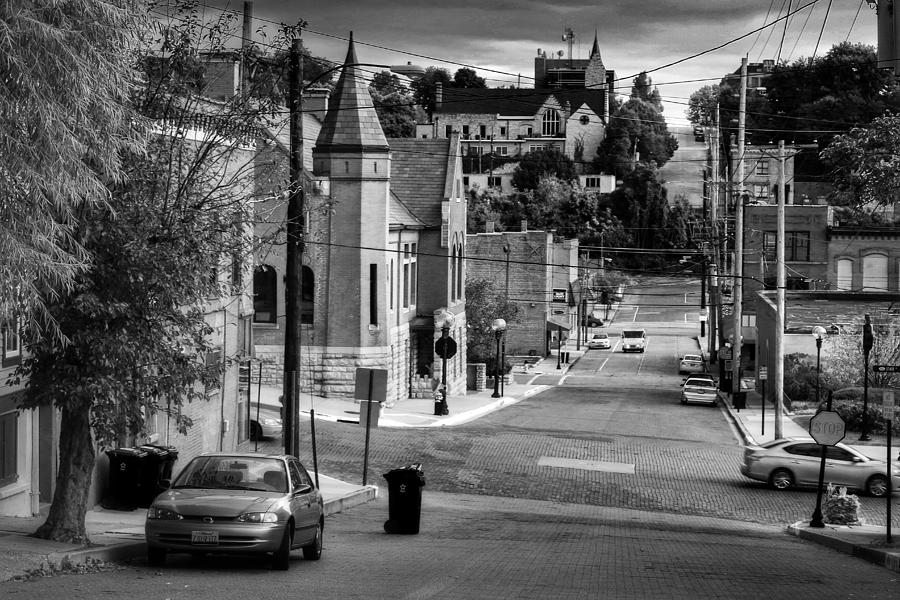 Down Alton Street in Black And White  Photograph by Buck Buchanan