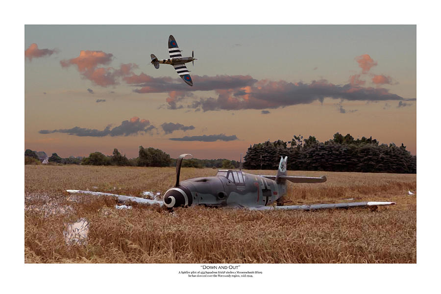 Raaf Digital Art - Down and Out - Titled by Mark Donoghue