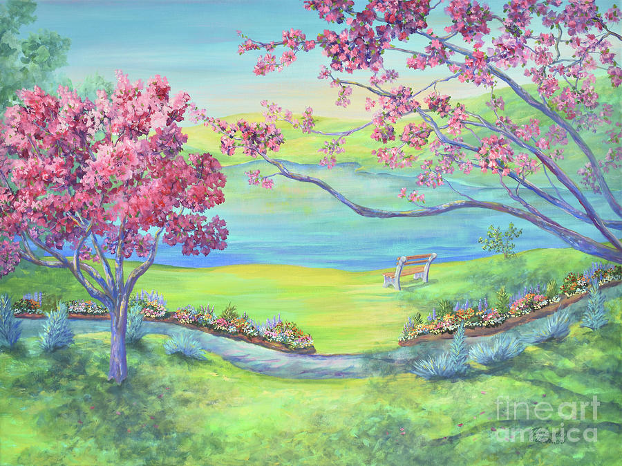 Down By The Bay Painting by Malanda Warner