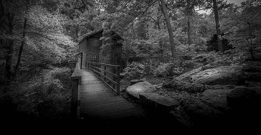 Down By The Mill-bw Photograph by Marvin Spates