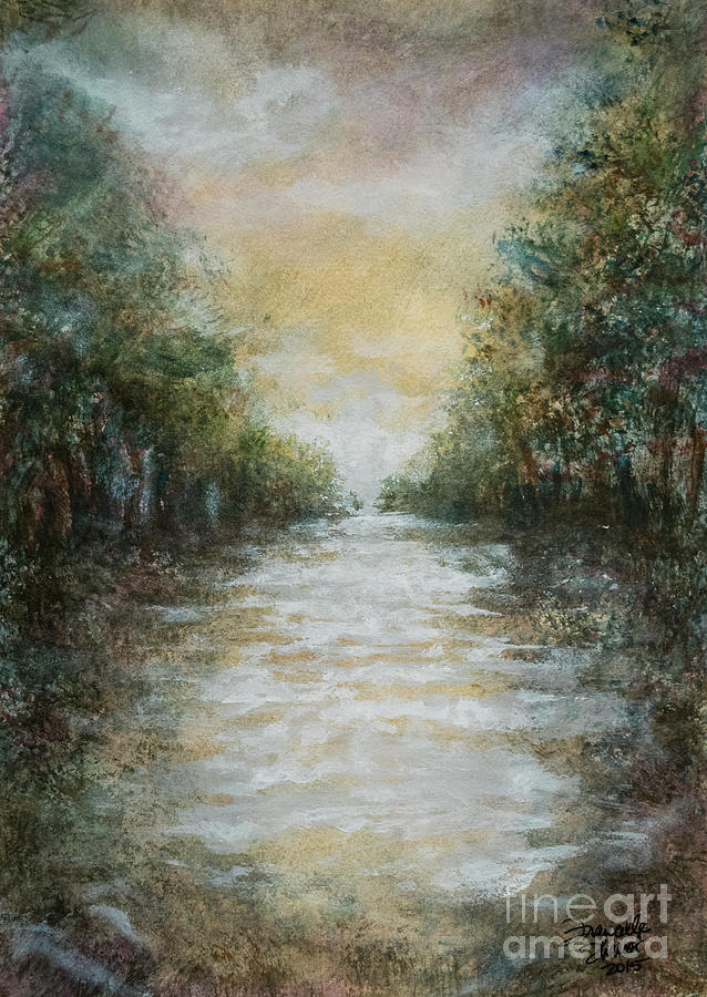 Down da Bayou Painting by Francelle Theriot