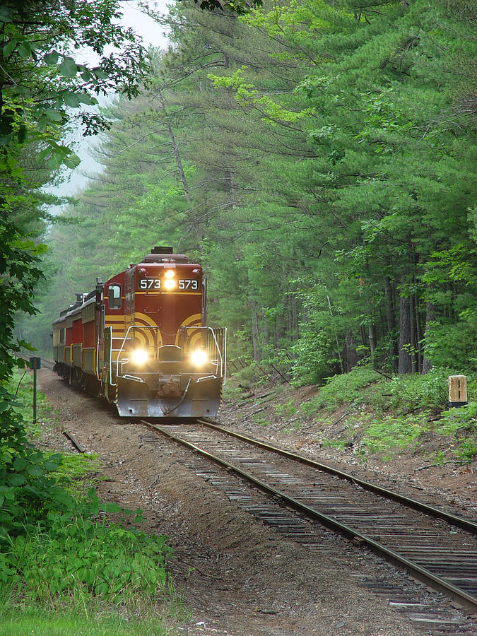 Down the Track Photograph by Eric Workman